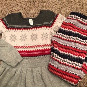 GYMBOREE Sweater Dress Set